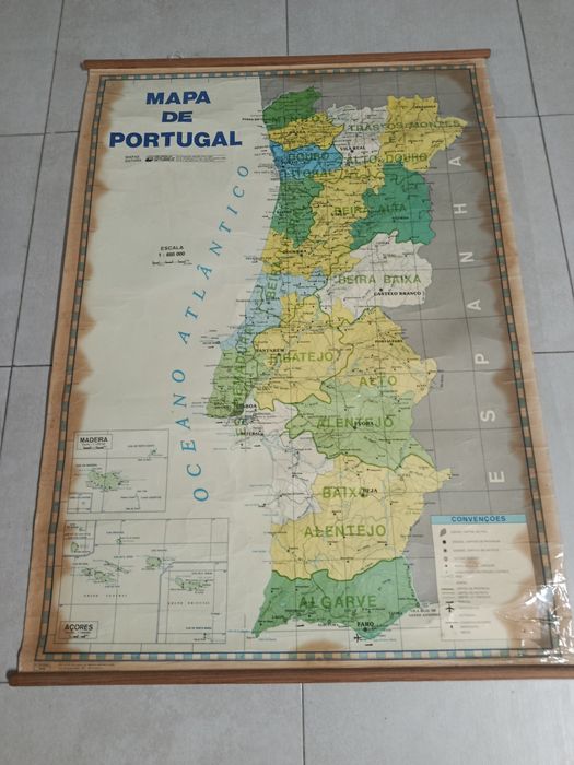Mapa de Portugal Províncias