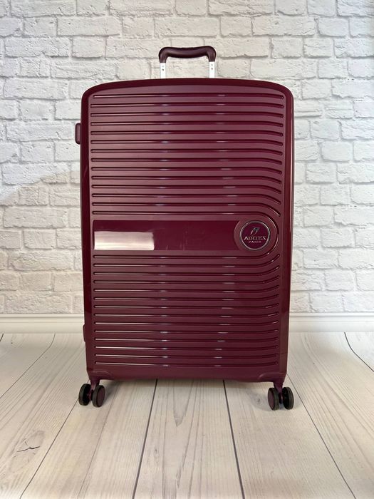 Валіза велика 4 колеса 223/L бордова Airtex (Франція)