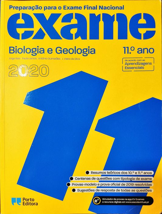 Livros de Preparação para Exame de biologia e geologia