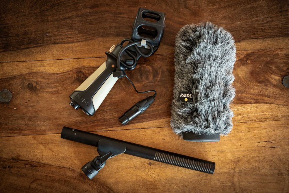 Mikrofon Rode NTG4+, uchwyt, deadcat - OKAZJA!