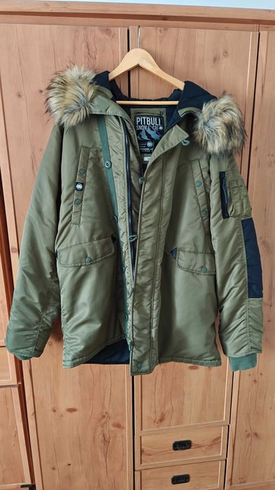 Kurtka zimowa męska Pitbull Alder Olive 2022  XXL