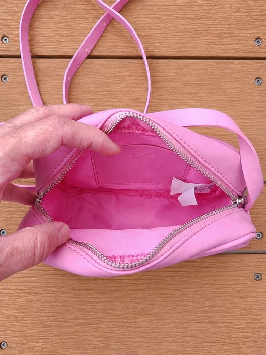 Mala Tiracolo Rosa Parfois Compacta em Excelente Estado | Pink Parfois Crossbody Bag