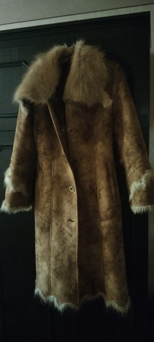 Бесплатно искусственная дубленка,р 44