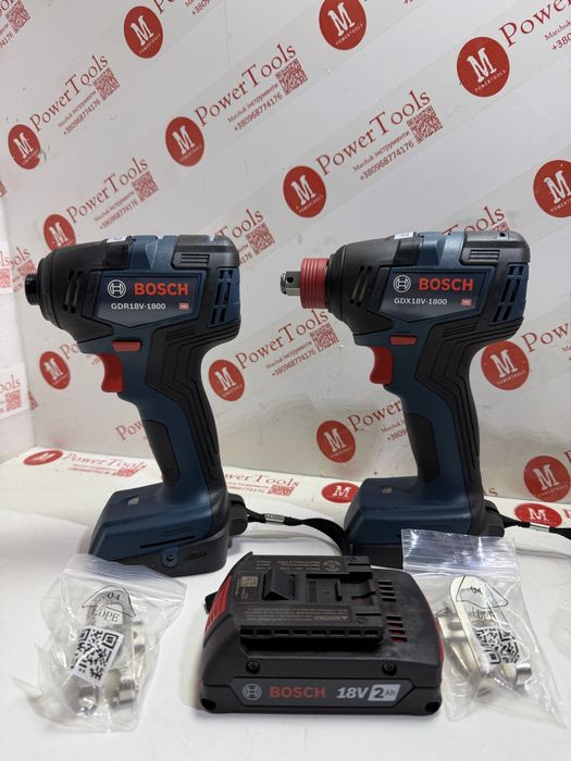 BOSCH GDR 18V-1800/GDX 18V-1800/GSR 18V-400/GSB 18V-490
