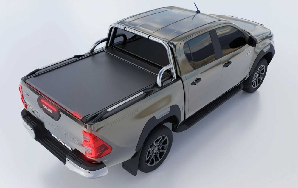 Orurowanie Paki Srebrne Chrom Simple Rollbar Pick-Up 4x4 Zabudowa