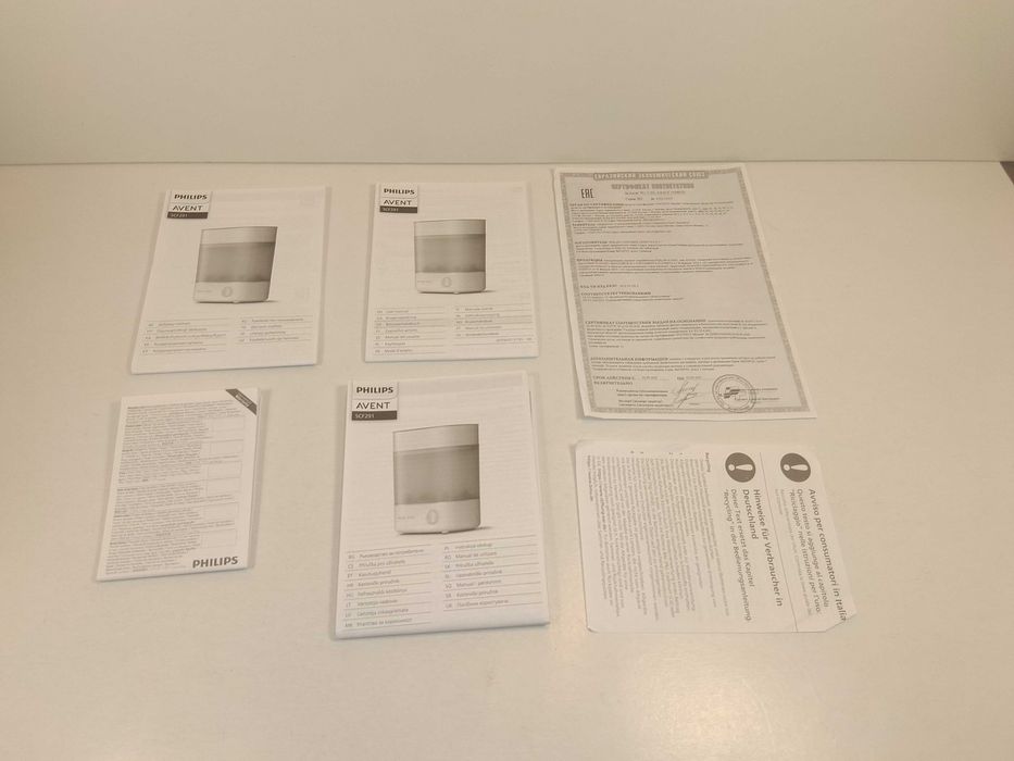 A093 Philips Avent Sterylizator Elektryczny Parowy Advanced SCF291/00