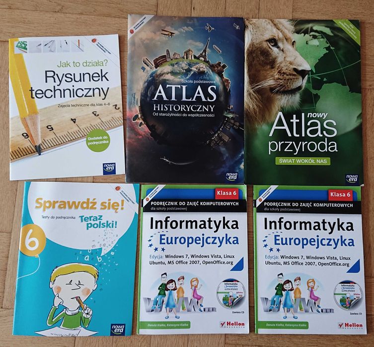 Książki szkola podstawowa kl.6
