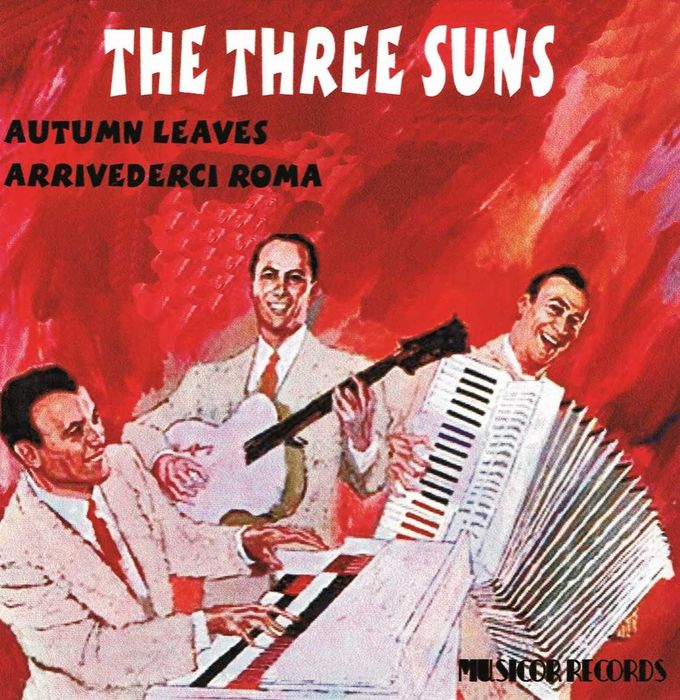 The Three Suns - Autumn leaves  - 45 Rpm - Reprocapa - 1955