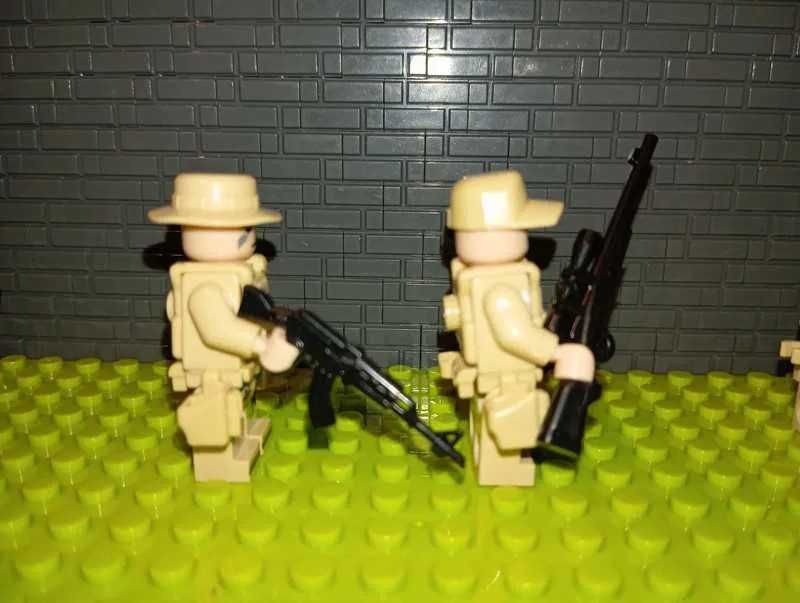 Zestaw 8 Figurek Jednostki Specjalne Żołnierz kompatybilne z LEGO Cobi
