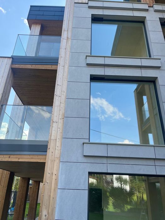 Montaż elewacji wentylowanych.