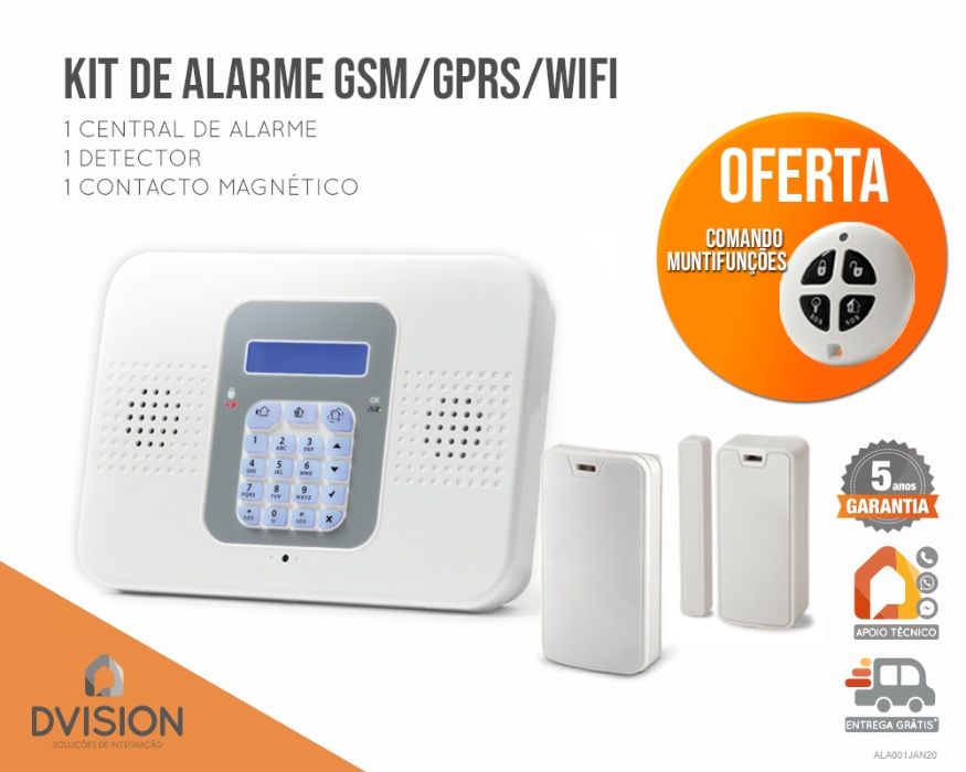 Kit de Alarme GSM / GPRS / WIFI