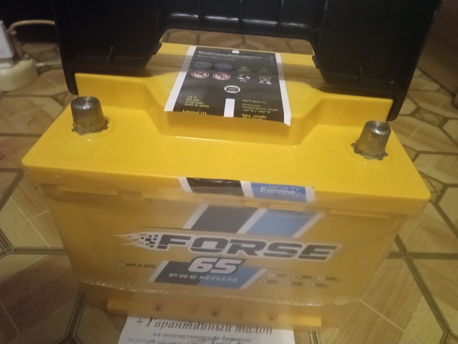 Акумулятор 65 а.ч.Forse premium