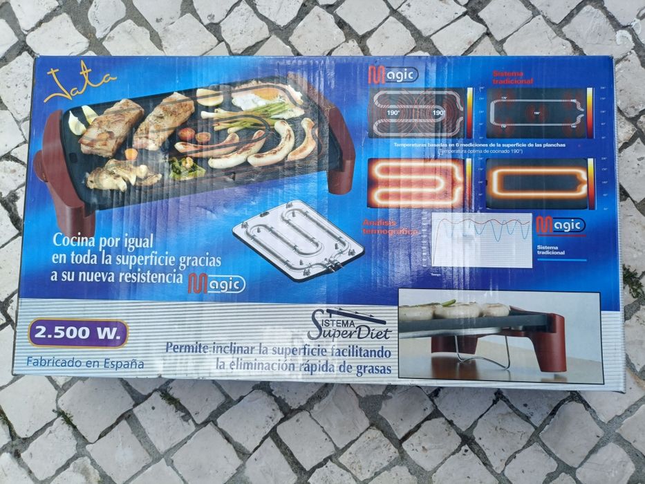 Grelhador elétrico 2500W Jata
