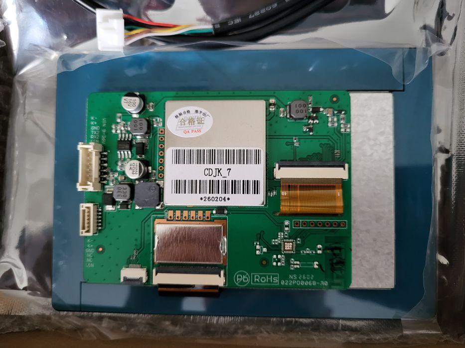 JK BMS LCD дисплей 4.3", сенсорний