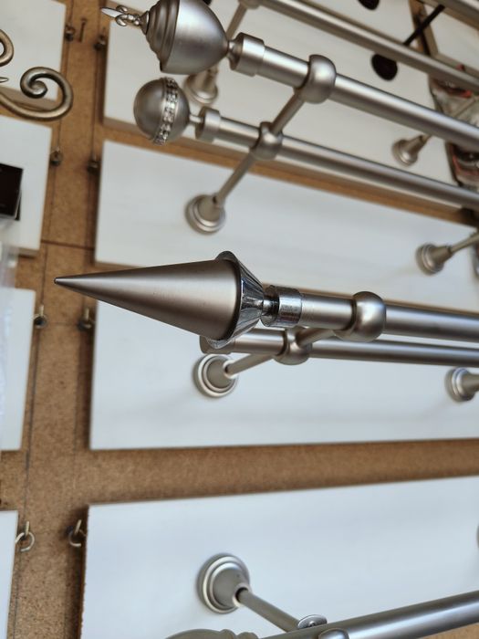 Карниз для штор, цвет Сатин