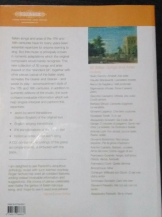 30 Italian Songs and Arias com CD