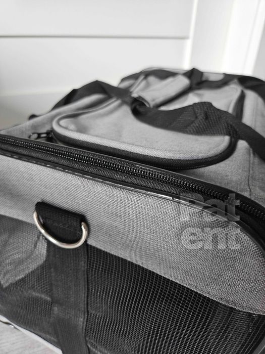 Transporter torba transportowa dla psa kota królika świnki szary