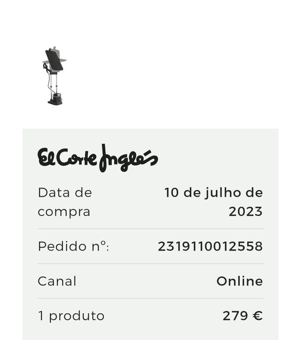 Ferro de engomar vertical. ROWENTA