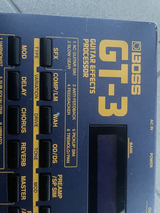 multiefekt/procesor Boss GT-3