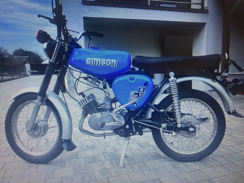 Simson S51 - bardzo ładnie odnowiony