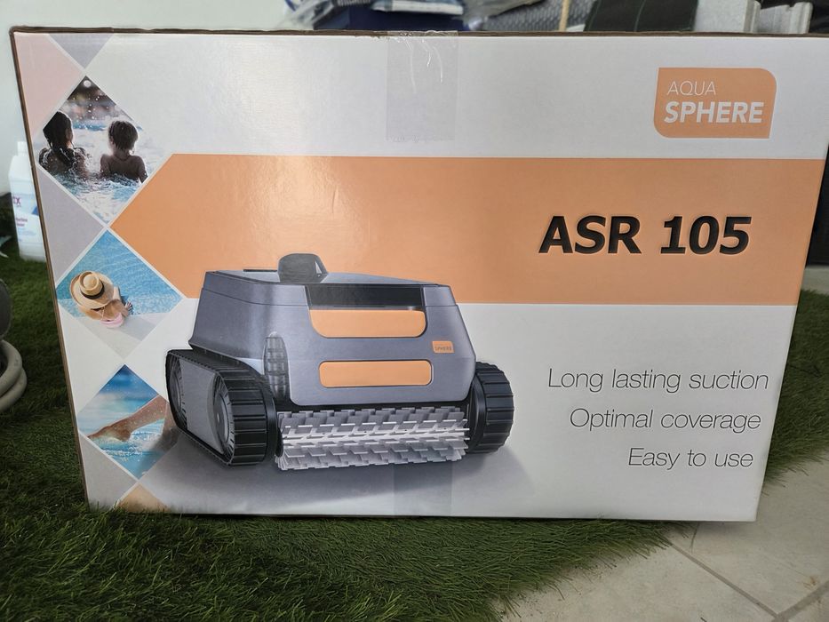 Robot piscina em caixa