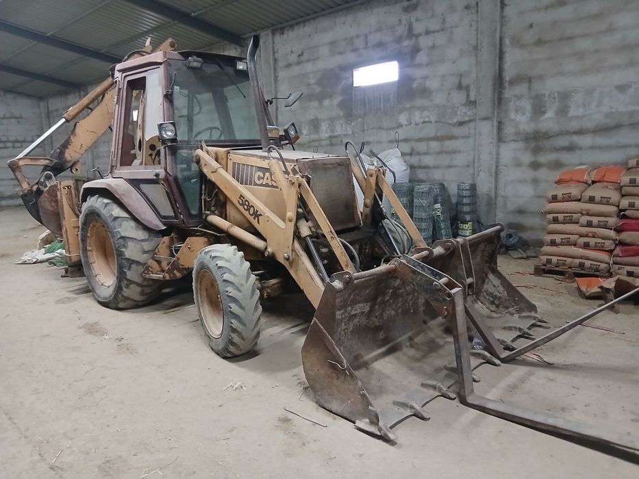 Retroescavadora case 580k