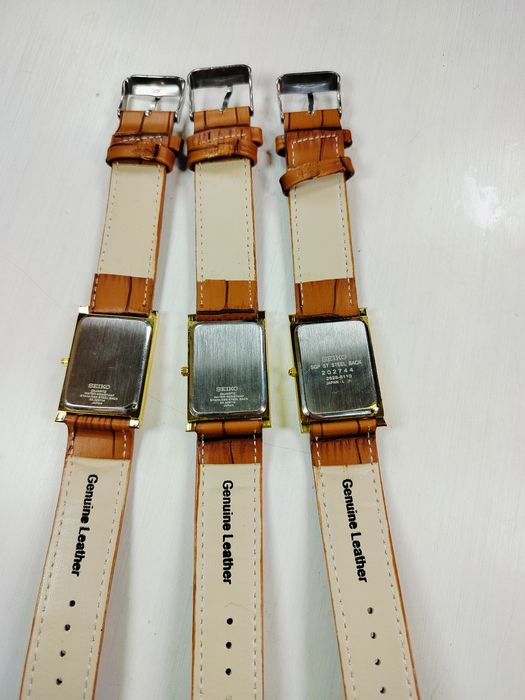 3 x zegarek Seiko Tank Quartz