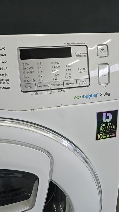 Maquina lavar roupa Samsung eco bubble 8kg