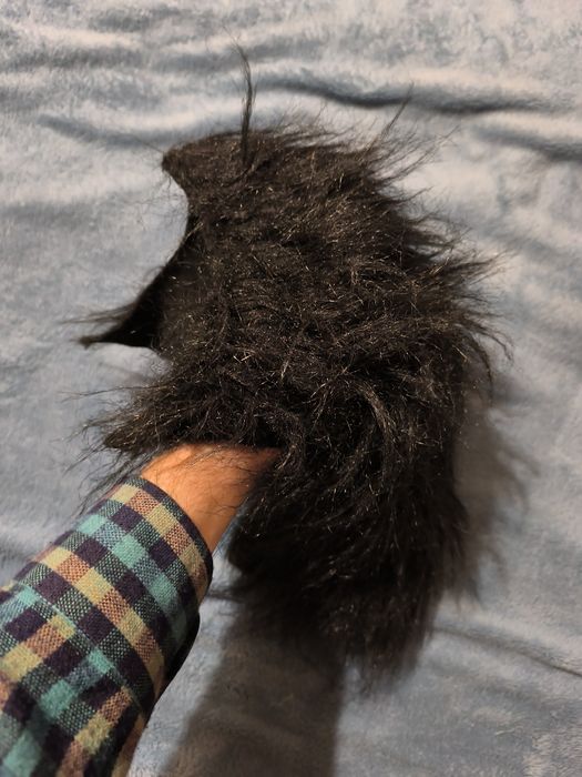 Карнавальный парик Оборотень,Дракула чёрного цвета