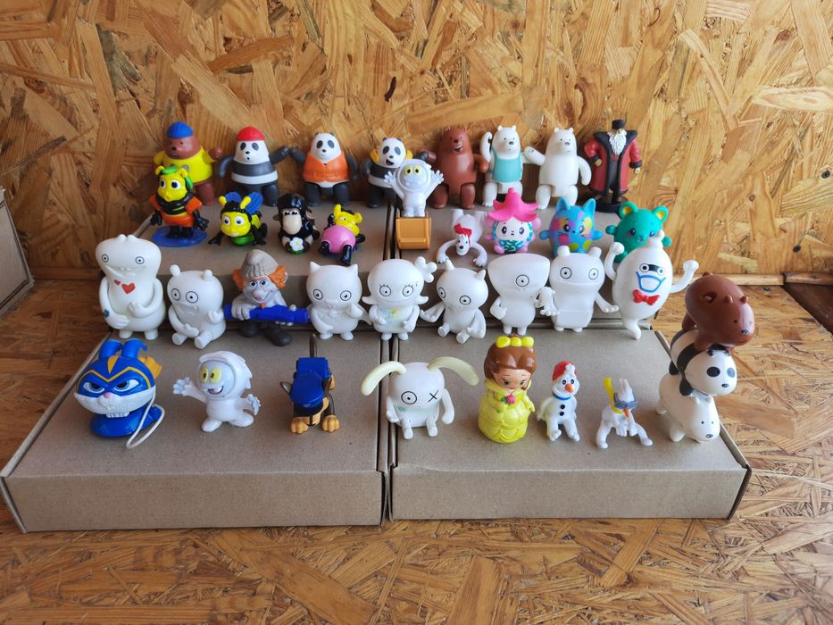 Игрушки Макдональдс Марио Смурфики Черепашки Миньоны трансформеры