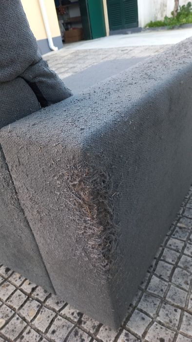 Sofá com chaise long usado