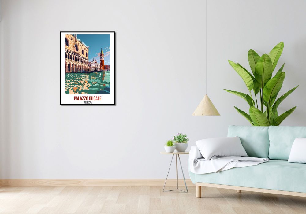 Plakat 60x80cm Palazzo Ducale