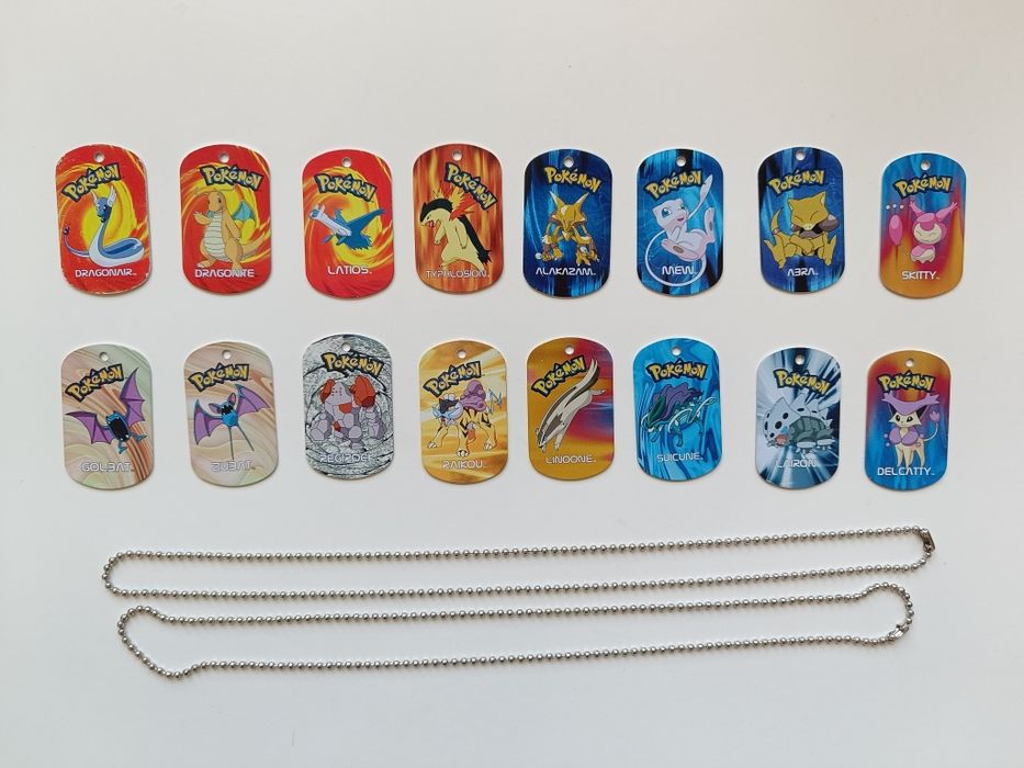 Pokemon Metal Tags
