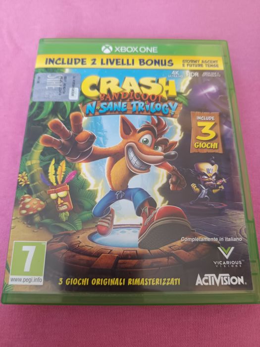 Crash Bandicoot N Sane Trilogy gra Xbox One