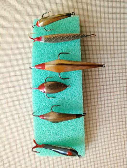 Błystki podlodowe różne