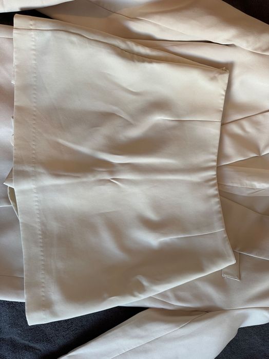 костюм спідниця-шорти молочний