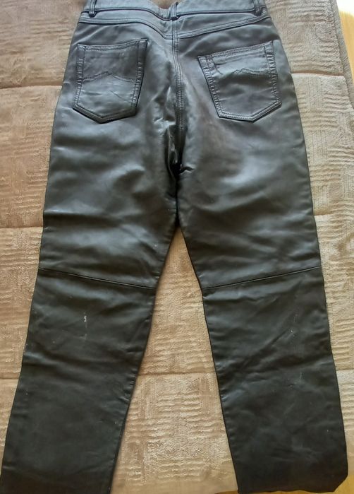 Calças de couro para moto