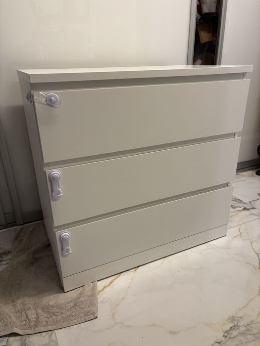 Komoda malm  biała ikea