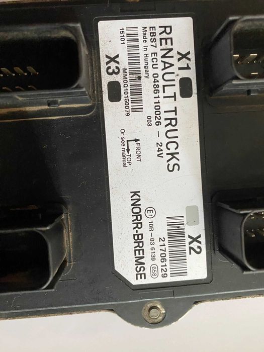 Блок управління EBS7 ECU 21706129 0486110026 рено RENAULT Gama T E6