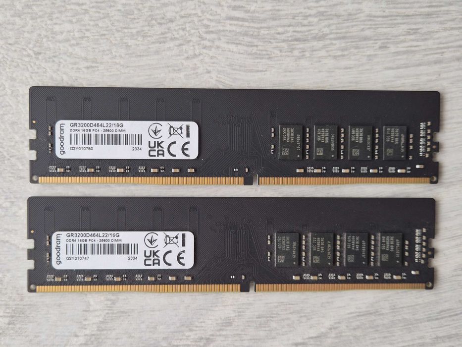 пам'ять DDR4 32GB Kit (2x16) 3200MHz GOODRAM. Trade-IN