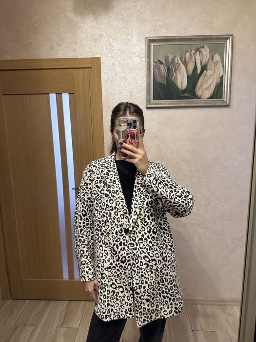 Піджак з леопардовим принтом