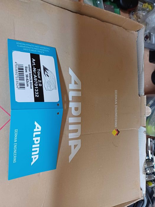 ALPINA Kask Tour 2.0 Black-Blue