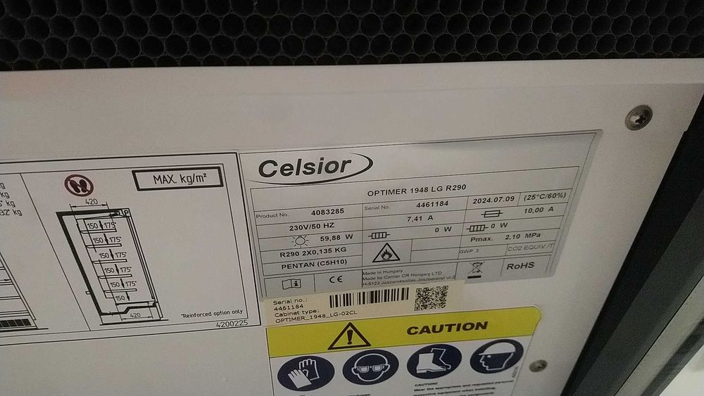 Szafa Witryna Chłodnicza Carrier Optimer 1948 LG 2024r Brzeziny • OLX.pl