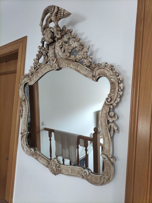 Conjunto Espelho e mesa vintage