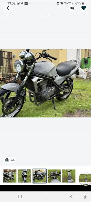 Kawasaki ER500 (ER-5) częsci, rama, lagi, zegary, moduł, silnik