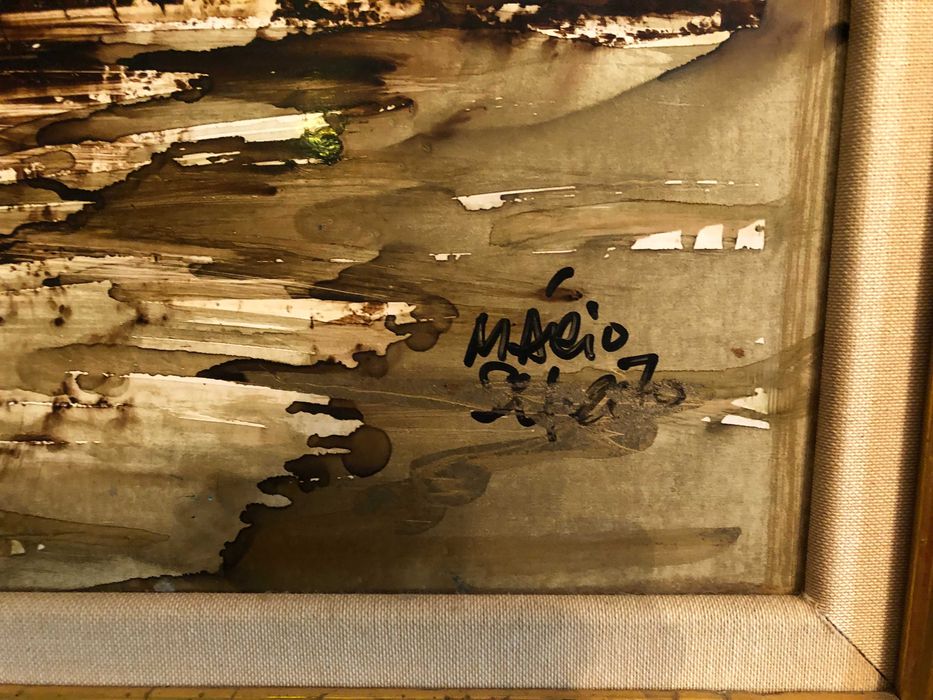 Quadro original de Mário Silva (1970) – óleo sobre tela