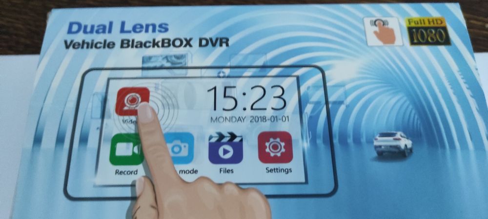 Kamera nagrywanie przód i tył