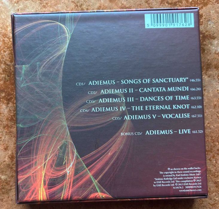 Karl Jenkins, Adiemus – Adiemus The Collection - 6 CD´s