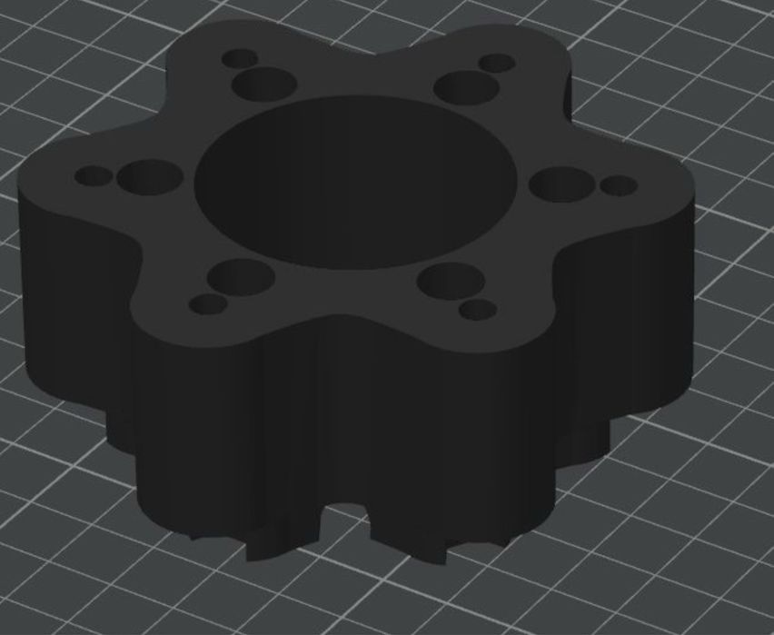 Adapter do kierownicy 55mm -> 70mm Moza ES QR