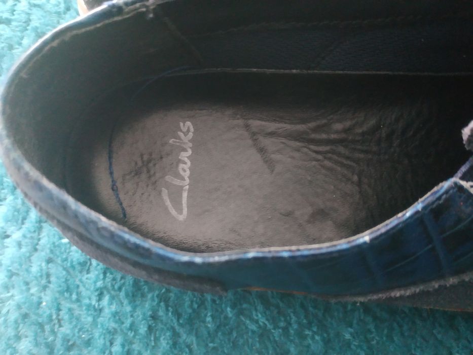 Clarks skórzane mokasyny damskie 40